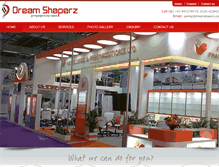 Tablet Screenshot of dreamshaperz.com